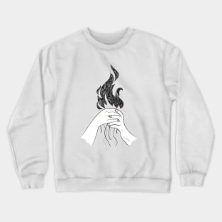 Torch (white) Crewneck Sweatshirt